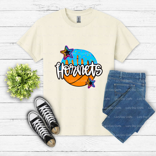 Hornet Mascot School Spirit – DTF Transfer (view 1 of 2) – by Lazy Day Crafts – DTF Transfers – DTF Transfer, School Spirit