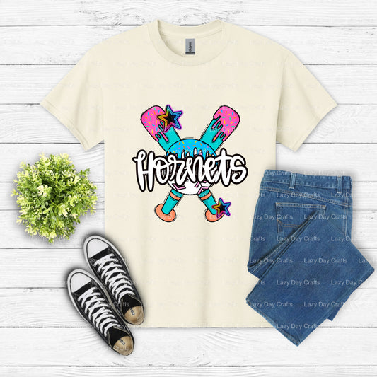 Hornet Mascot School Spirit – DTF Transfer (view 1 of 2) – by Lazy Day Crafts – DTF Transfers – School Mascot, School Spirit