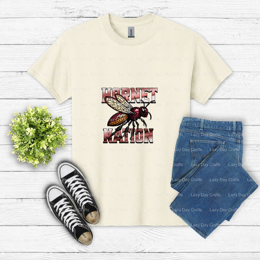 Hornet Mascot School Spirit – DTF Transfer (view 1 of 2) – by Lazy Day Crafts – DTF Transfers – School Mascot, DTF Transfers