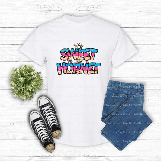 Hornet Mascot School Spirit – DTF Transfer (view 1 of 2) – by Lazy Day Crafts – DTF Transfers – School Mascot, Apparel Decor