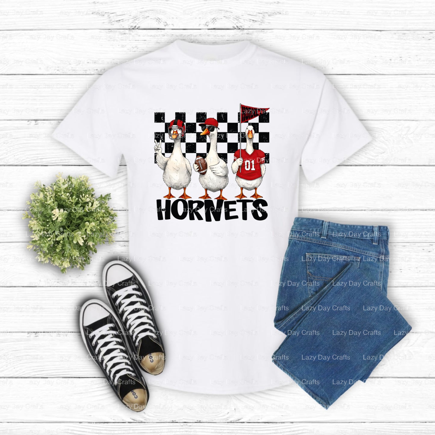 Hornet Mascot School Spirit – DTF Transfer (view 2 of 2) – by Lazy Day Crafts – DTF Transfers – School Spirit, DTF Transfers
