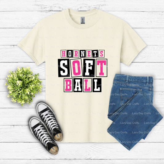 Hornets Mascot School Spirit – DTF Transfer (view 1 of 2) – by Lazy Day Crafts – DTF Transfers – School Mascot, DTF Transfer