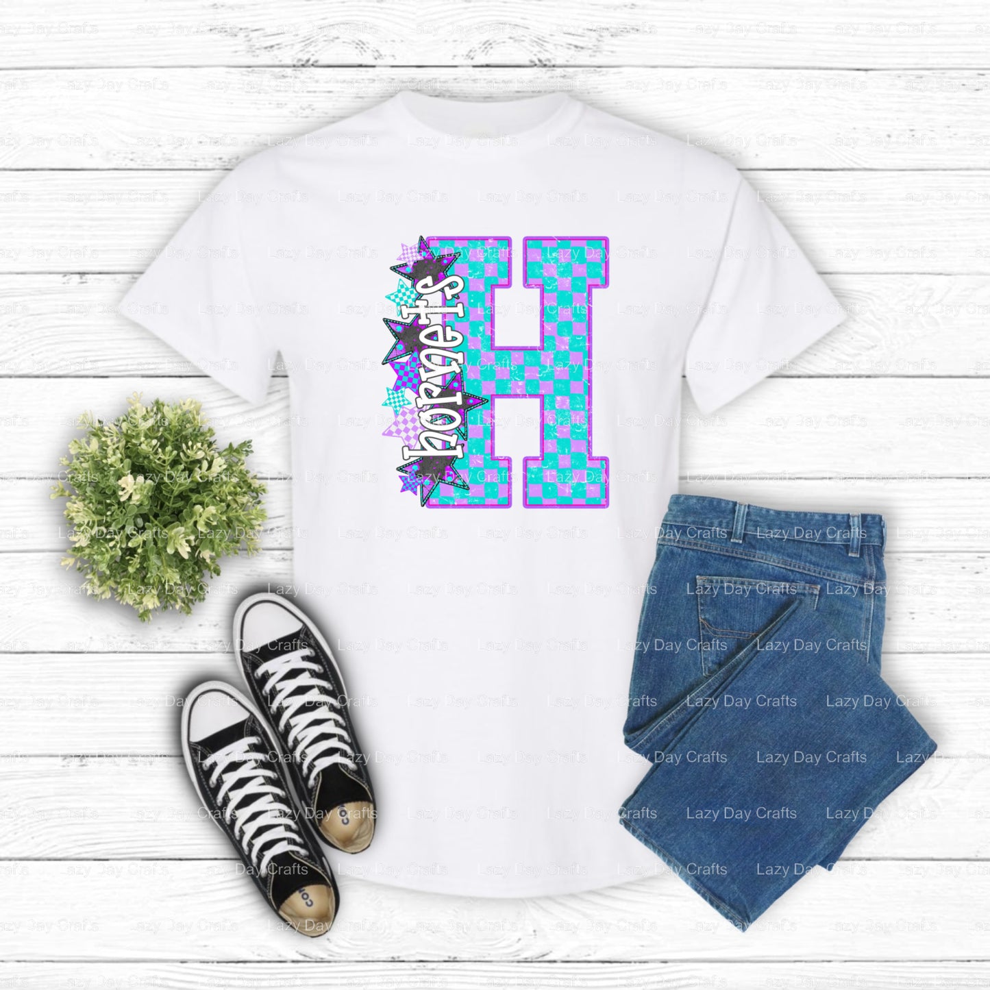 HORNETS Mascot School Spirit DTF Transfer (view 1 of 2) – by Lazy Day Crafts – DTF Transfers – School Mascot, Apparel Decor