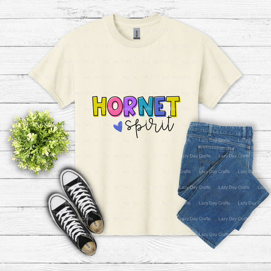 Hornets Mascot School Spirit – DTF Transfer (view 2 of 2) – by Lazy Day Crafts – DTF Transfers – School Mascot, Apparel Decor