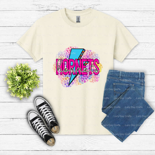 Hornets – School Mascot DTF Transfer (view 1 of 2) – by Lazy Day Crafts – DTF Transfers – School Mascot, DTF Transfers