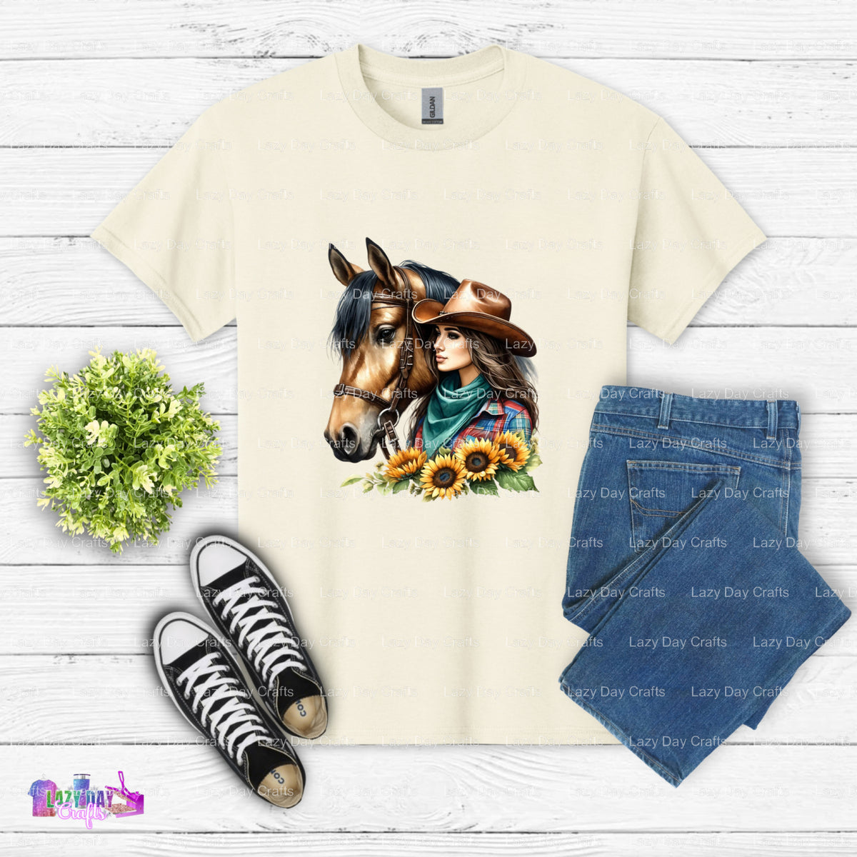 Horse Head – Horses DTF Transfer (view 2 of 2) – by Lazy Day Crafts – DTF Transfers – DTF Transfers, custom apparel