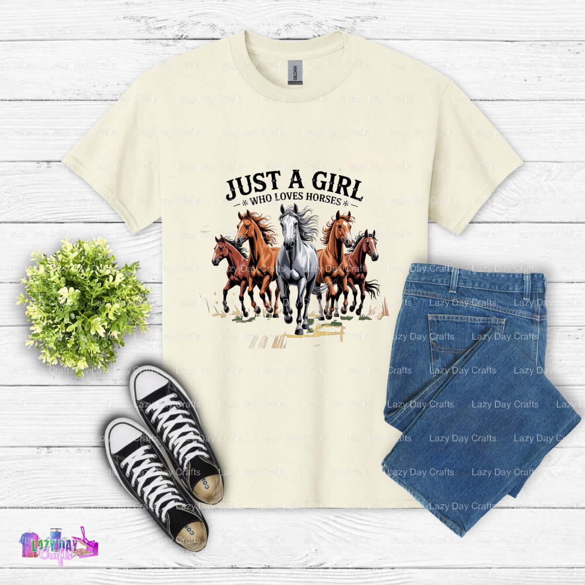Horse Head Ready to Press DTF Transfer (view 2 of 2) – by Lazy Day Crafts – DTF Transfers – DTF Transfers, custom apparel