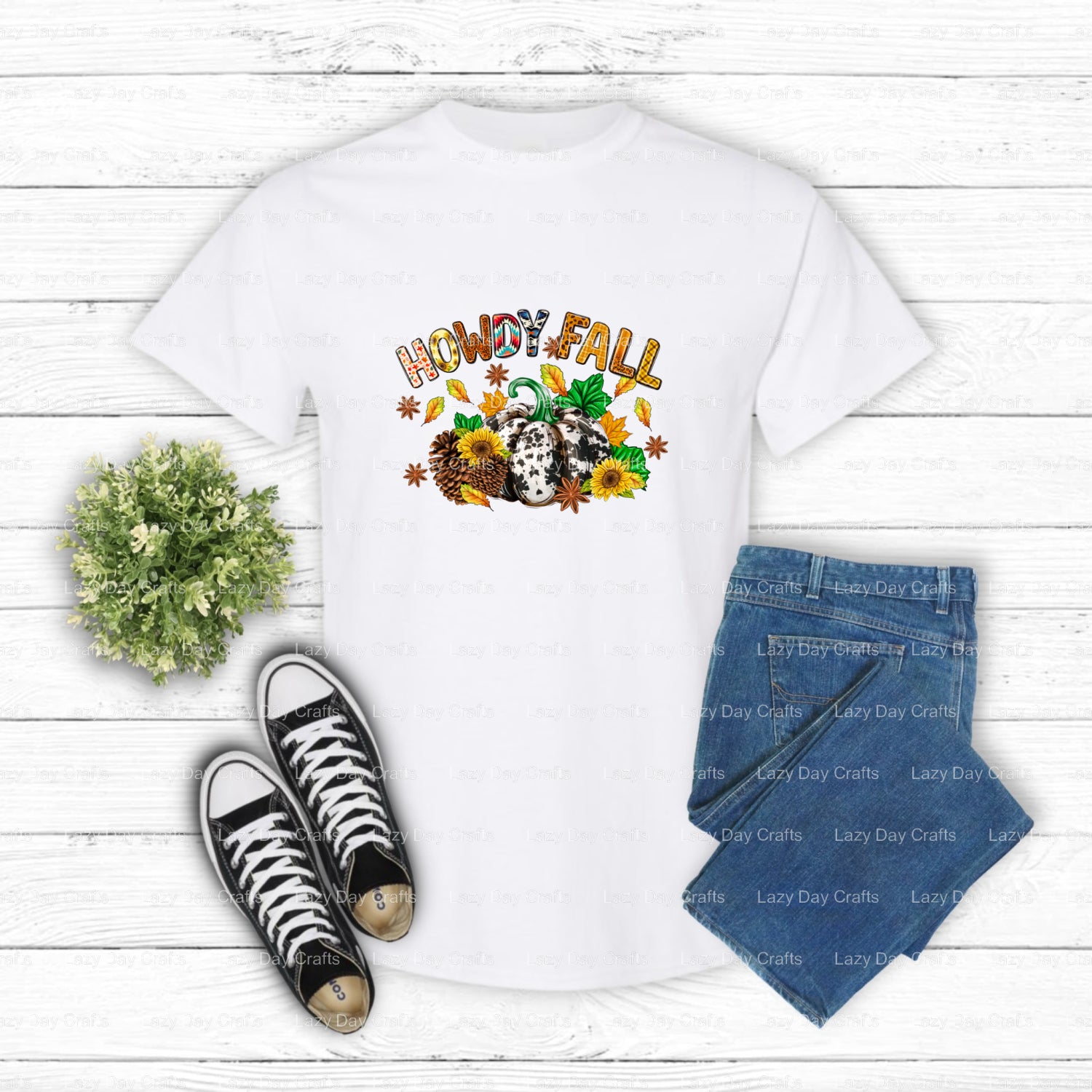HOWDY FALL – Western DTF Transfer (view 1 of 2) – by Lazy Day Crafts – DTF Transfers – DTF Transfers, custom apparel