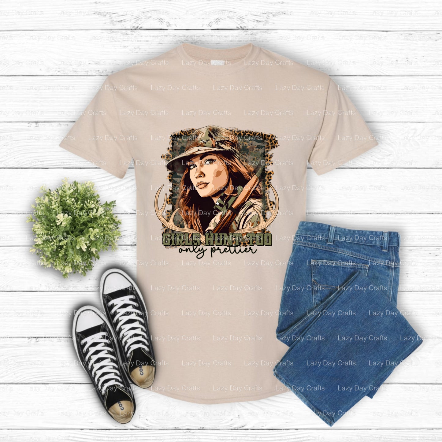 HUNT LIFE – Hunting DTF Transfer (view 2 of 2) – by Lazy Day Crafts – DTF Transfers – DTF Transfers, custom apparel