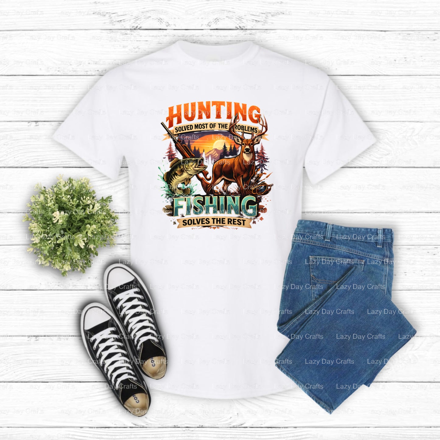 HUNTING – Hunting DTF Transfer (view 2 of 2) – by Lazy Day Crafts – DTF Transfers – hunting, DTF Transfers