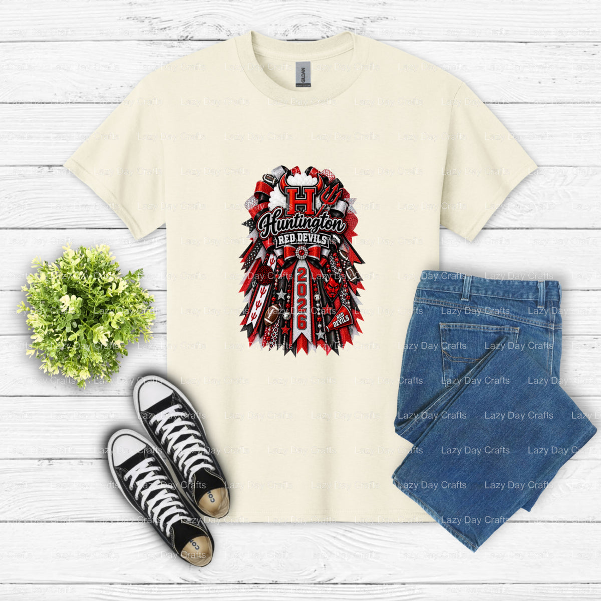 Huntington Red Devils Homecoming 2023 – Homecoming DTF Transfer (view 1 of 2) – by Lazy Day Crafts – DTF Transfers – DTF T...