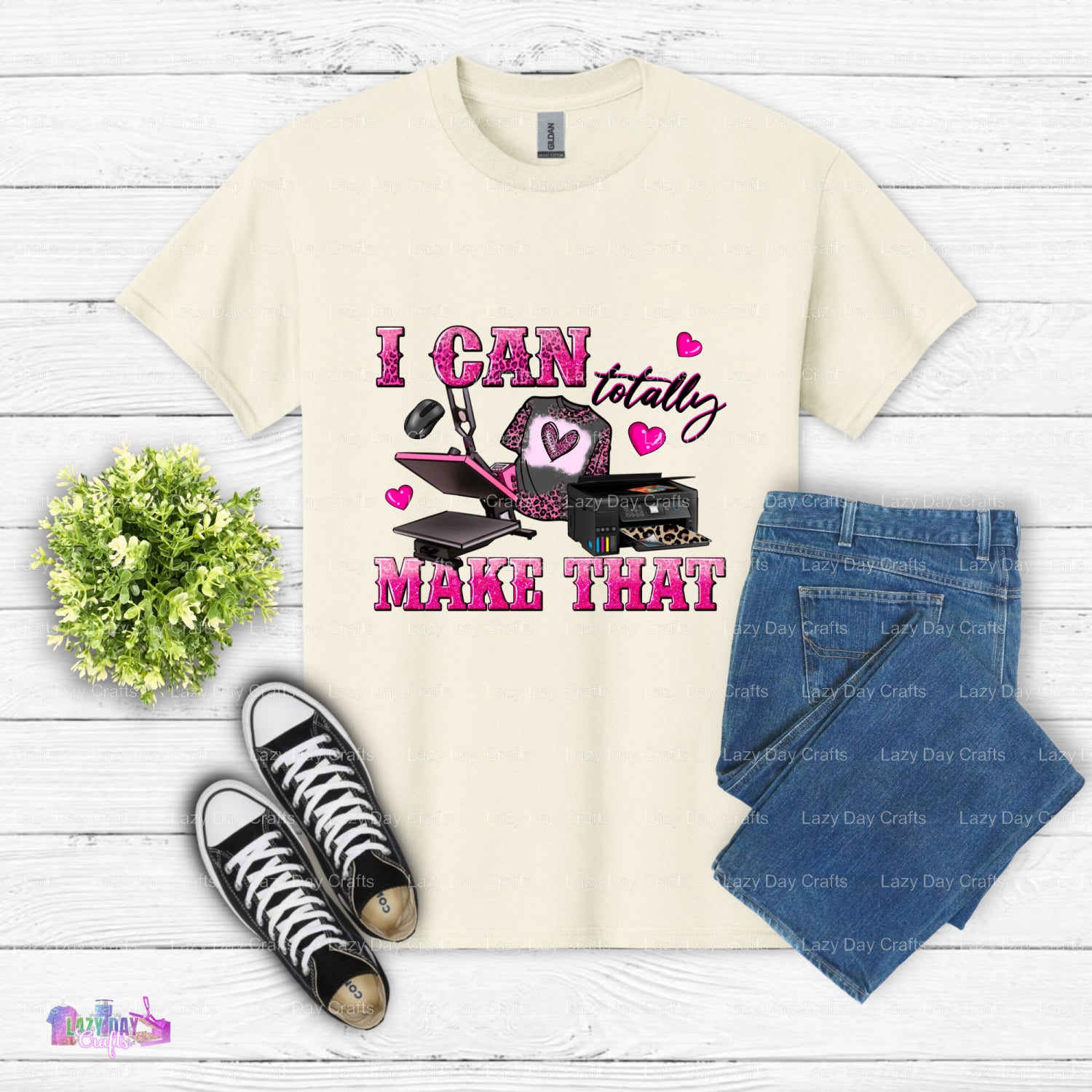 I CAN TOTALLY MAKE THAT – Crafting DTF Transfer (view 2 of 2) – by Lazy Day Crafts – DTF Transfers – Crafting, Hobbies