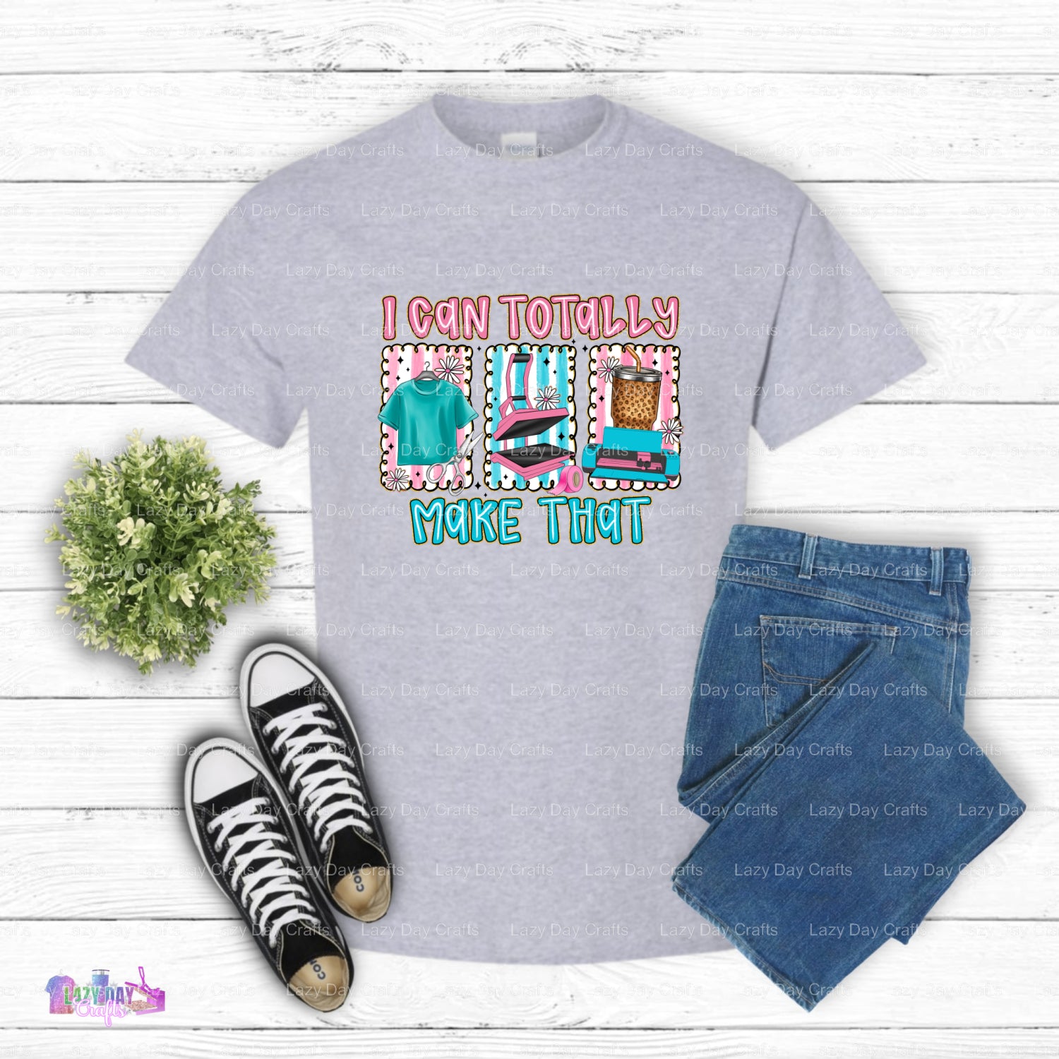 "I Can Totally Make That" – Crafting Hobbies DTF Transfer (view 2 of 2) – by Lazy Day Crafts – DTF Transfers – Crafting, H...