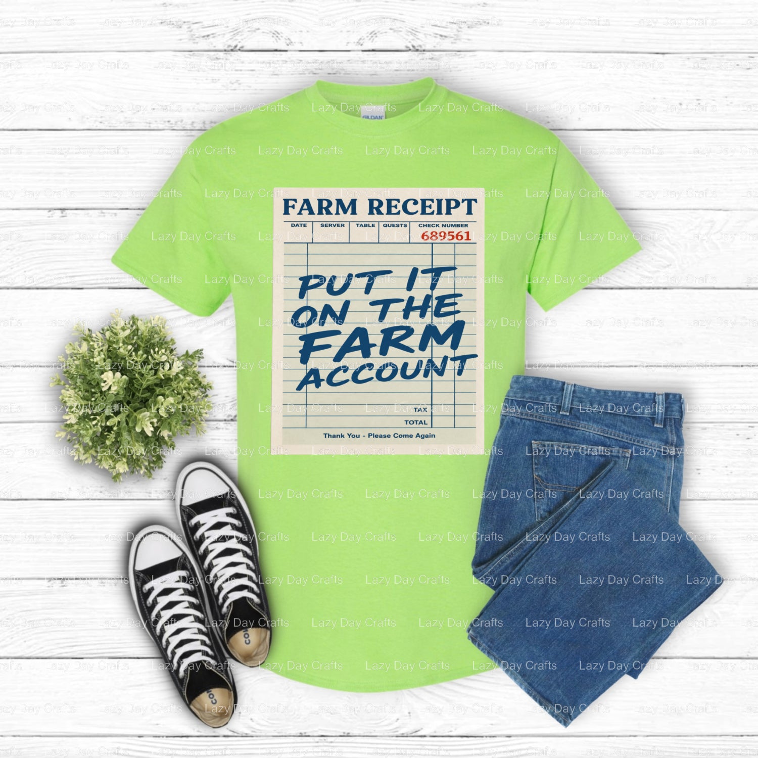 I'd rather be farming – 4H Farming DTF Transfer (view 1 of 2) – by Lazy Day Crafts – DTF Transfers – DTF Transfers, Premad...