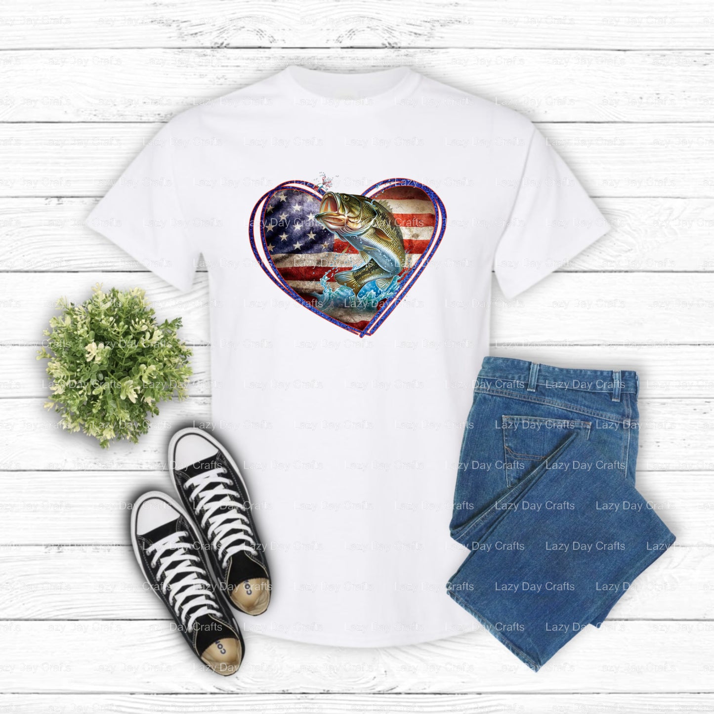 I Don't Fish to Escape My Life I Fish to Live My Life – Fishing DTF Transfer (view 1 of 2) – by Lazy Day Crafts – DTF Tran...