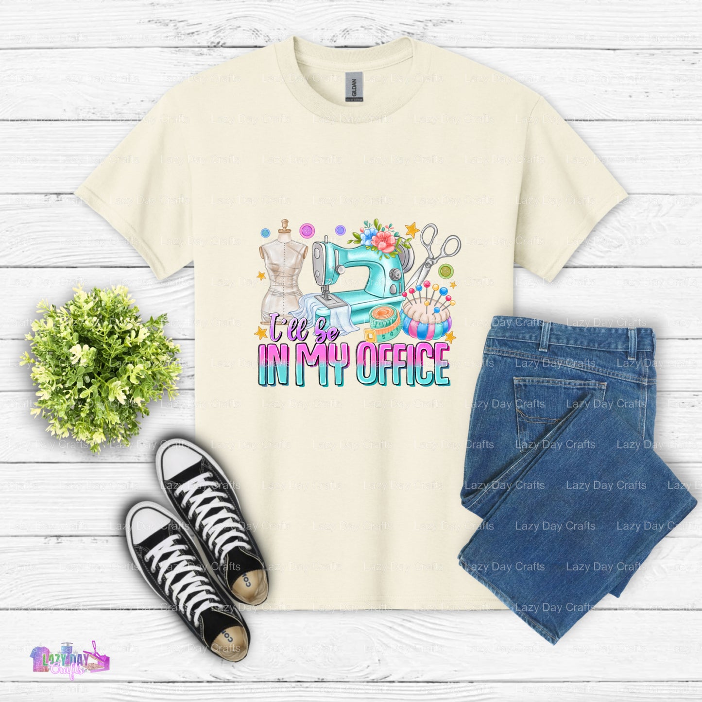 I'll Be In My Office – Crafting DTF Transfer (view 2 of 2) – by Lazy Day Crafts – DTF Transfers – Crafting, Hobbies & DIY