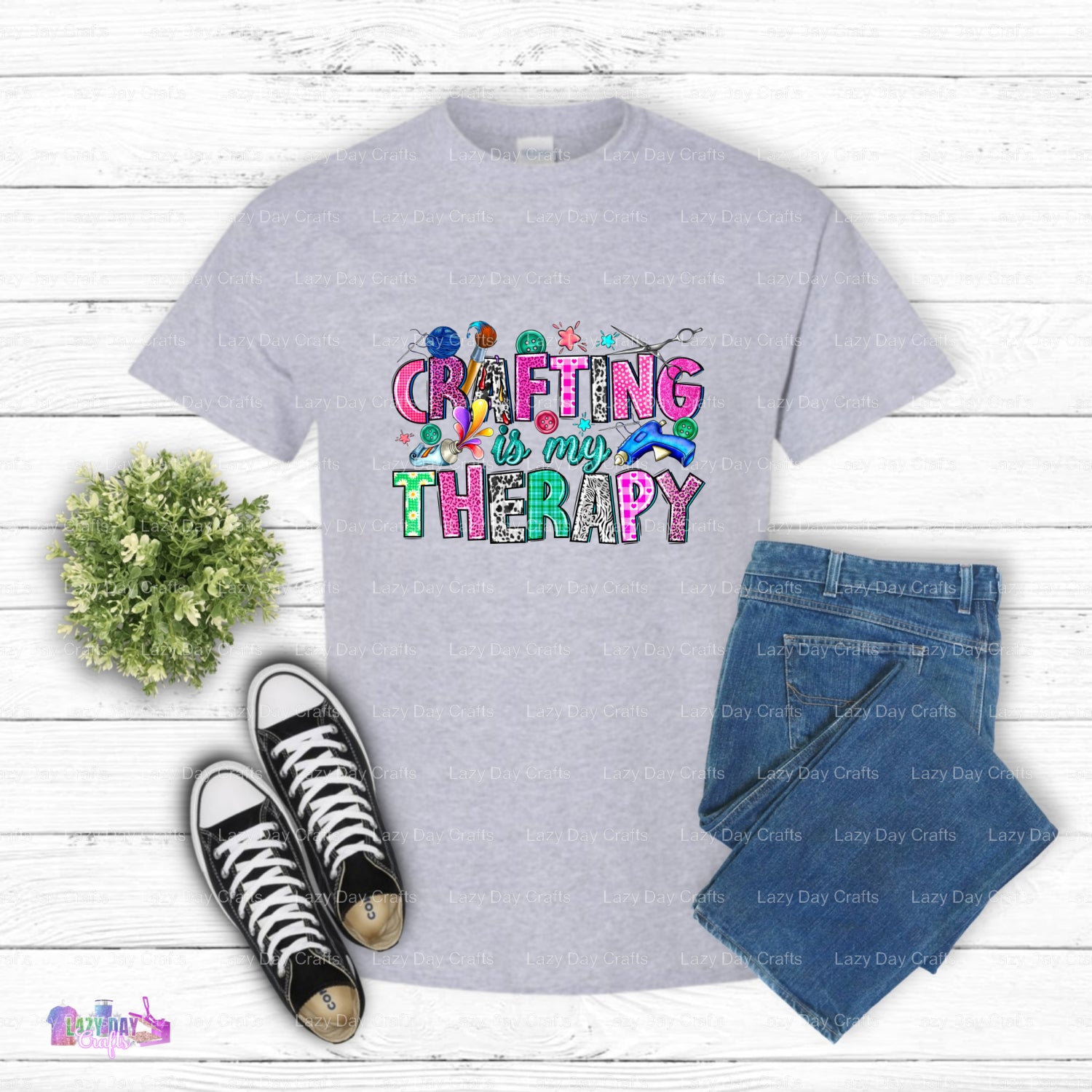 I'm a Crafter Not a Fighter – Crafting DTF Transfer (view 1 of 2) – by Lazy Day Crafts – DTF Transfers – Crafting, Hobbies