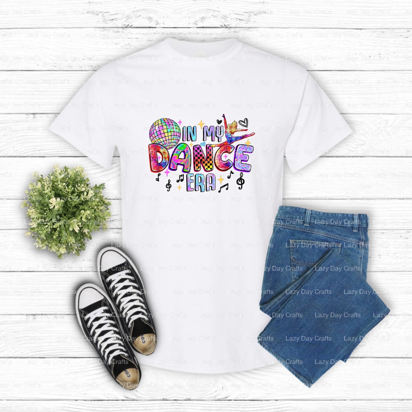 In My Dance Era – Basketball DTF Transfer (view 1 of 2) – by Lazy Day Crafts – DTF Transfers – DTF Transfers, Premade DTF