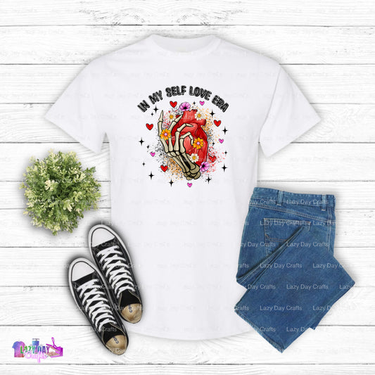 In My Self-Love Era – Mental Health DTF Transfer (view 1 of 2) – by Lazy Day Crafts – DTF Transfers – Mental Health, DTF T...