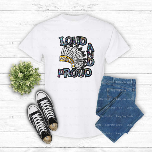 INDIANS Mascot Feather – School Spirit DTF Transfer (view 1 of 2) – by Lazy Day Crafts – DTF Transfers – School Mascot, DT...