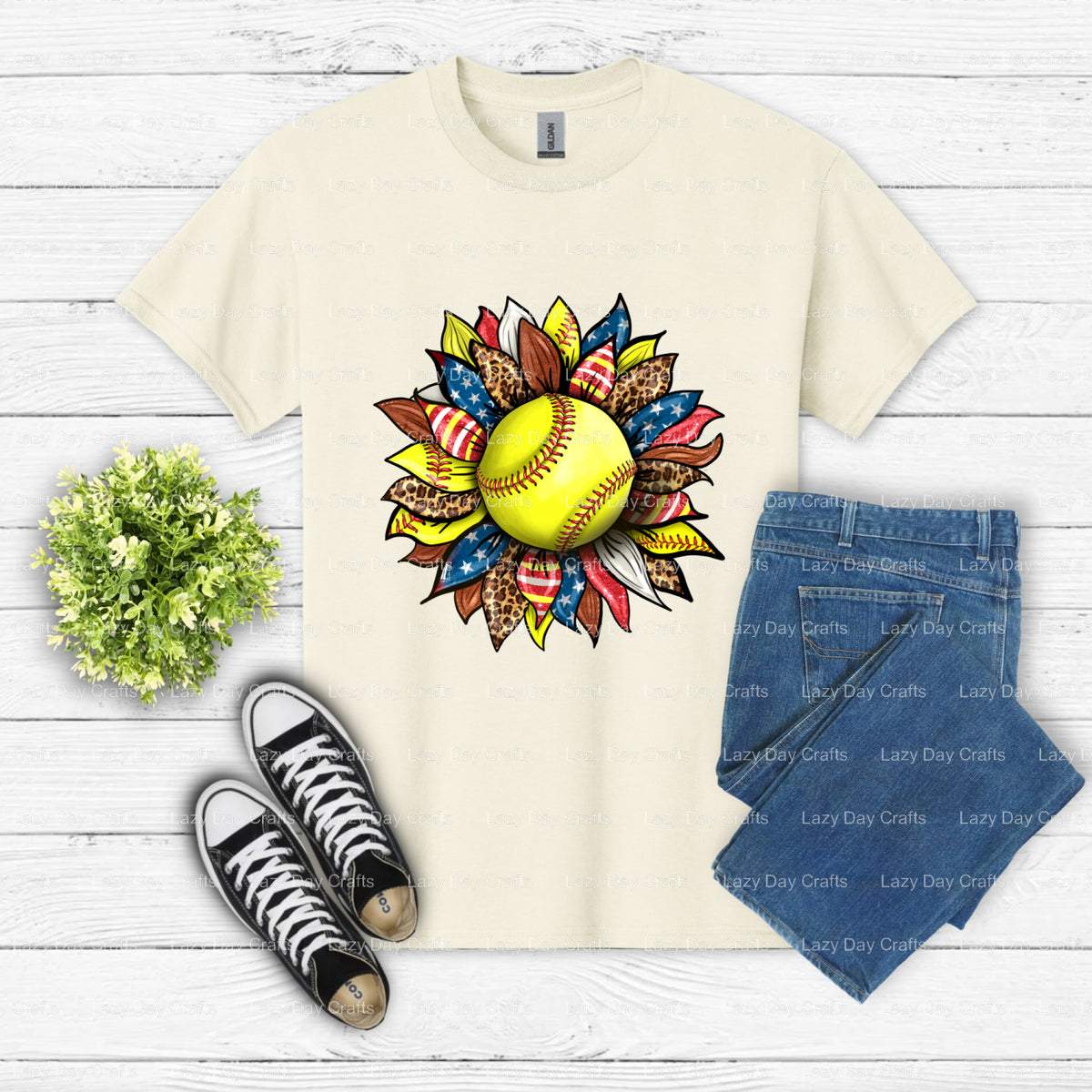 IT'S A SOFTBALL THING – Softball DTF Transfer (view 1 of 2) – by Lazy Day Crafts – DTF Transfers – DTF Transfers, Premade DTF