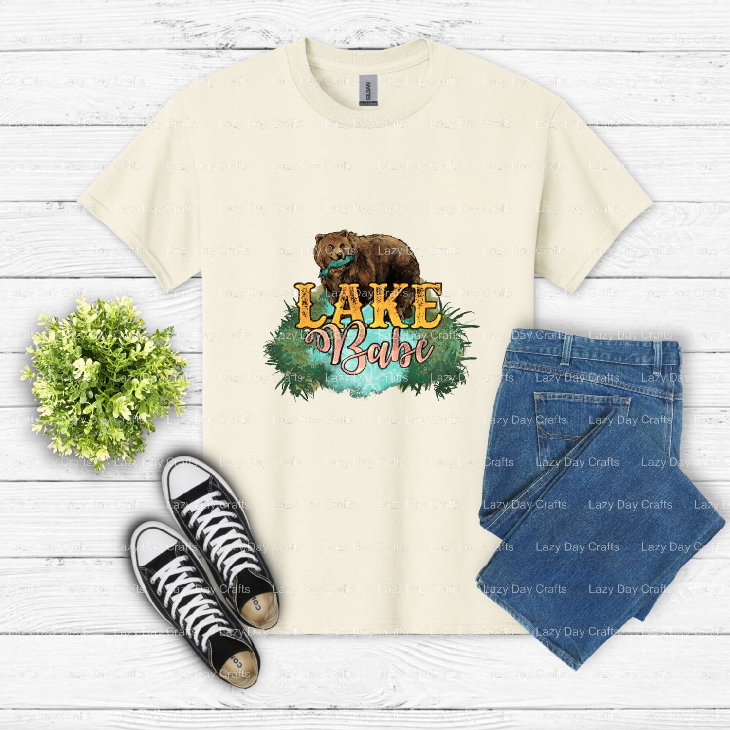 LAKE BABE – DTF Transfer (view 2 of 2) – by Lazy Day Crafts – DTF Transfers – DTF Transfers, custom apparel