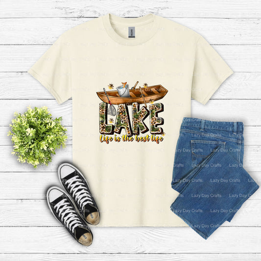 LAKE – DTF Transfer (view 1 of 2) – by Lazy Day Crafts – DTF Transfers – DTF Transfers, custom apparel
