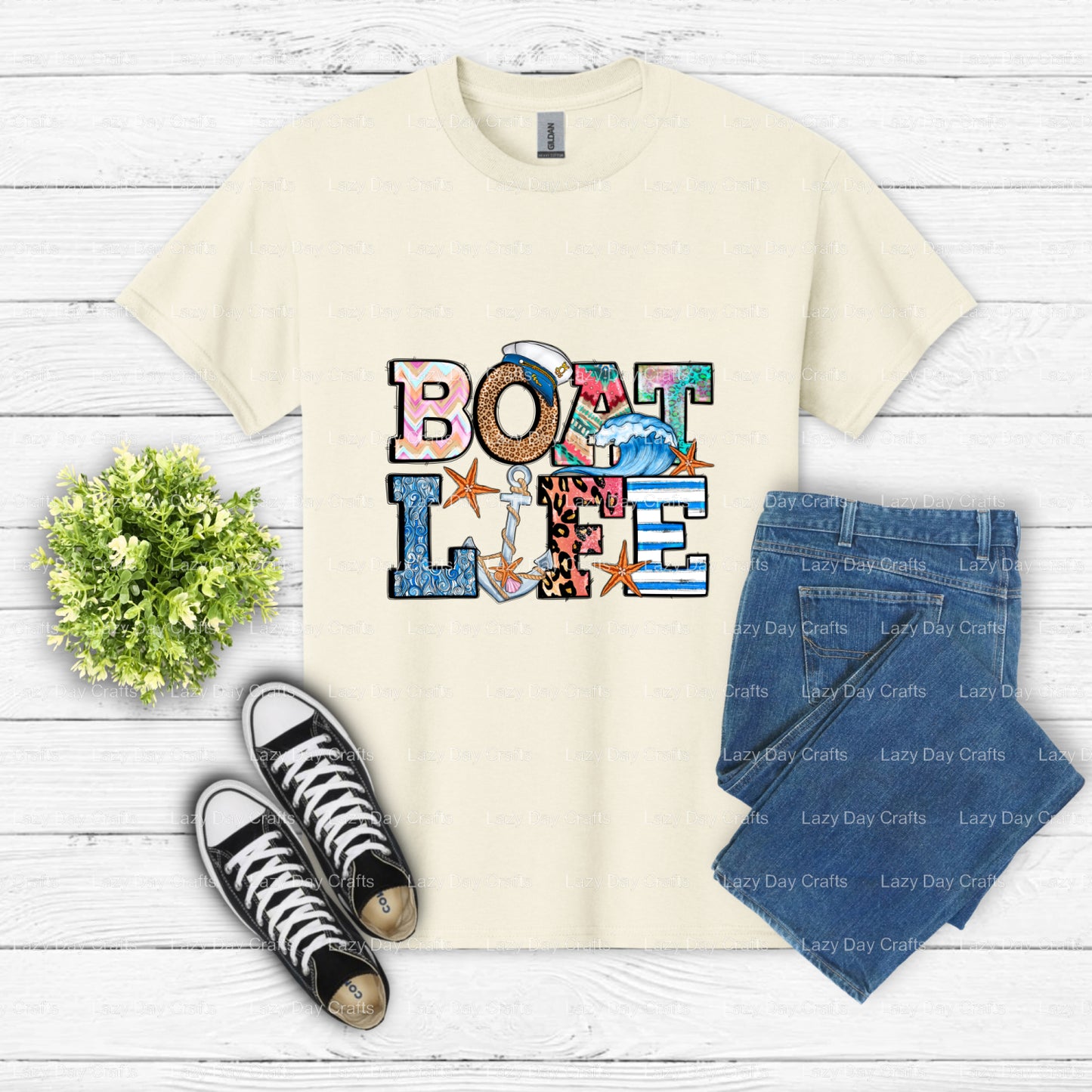 LAKE VIBES – Lake DTF Transfer (view 2 of 2) – by Lazy Day Crafts – DTF Transfers – DTF Transfers, custom apparel