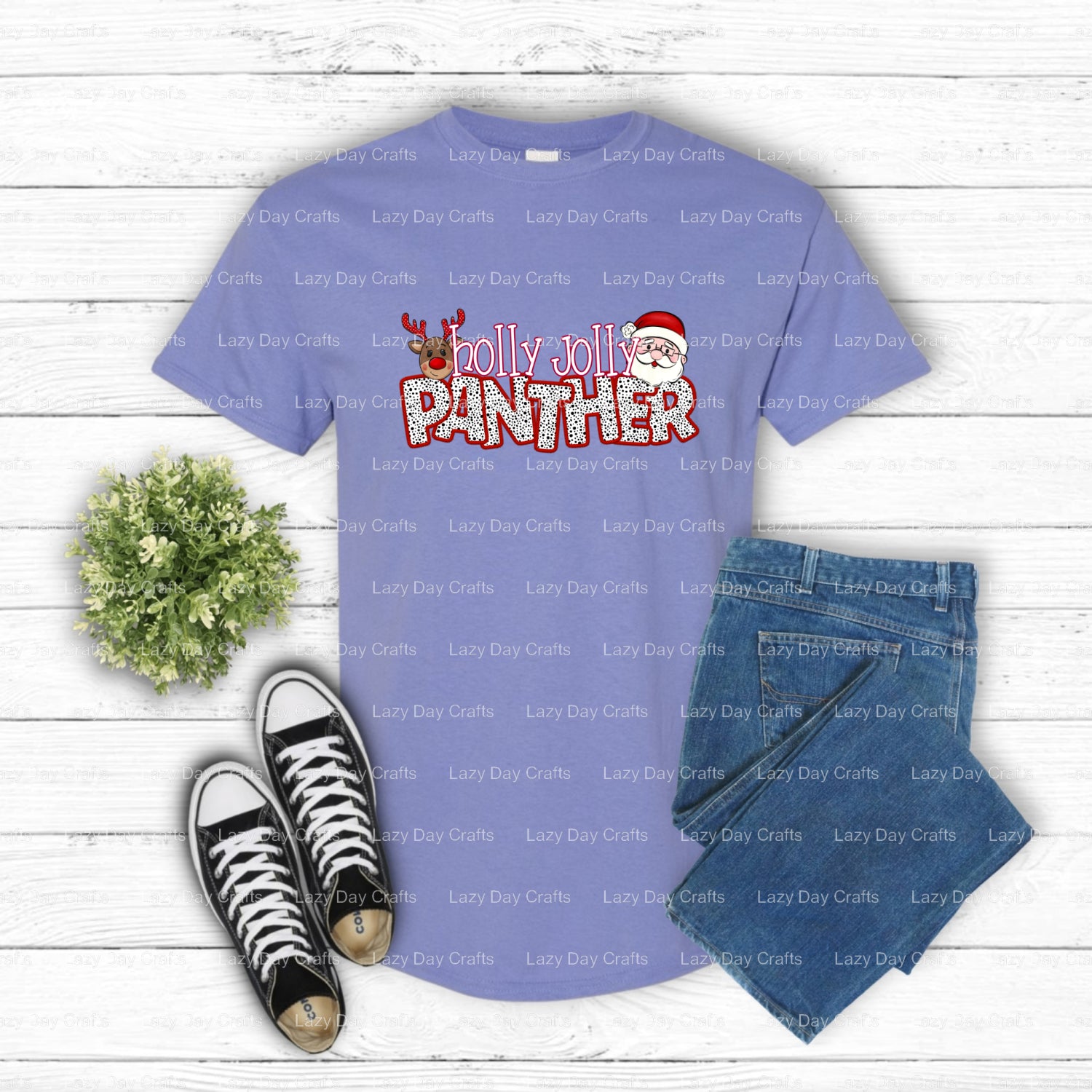 Leaping Panther Mascot – School Spirit DTF Transfer (view 2 of 2) – by Lazy Day Crafts – DTF Transfers – School Spirit, At...