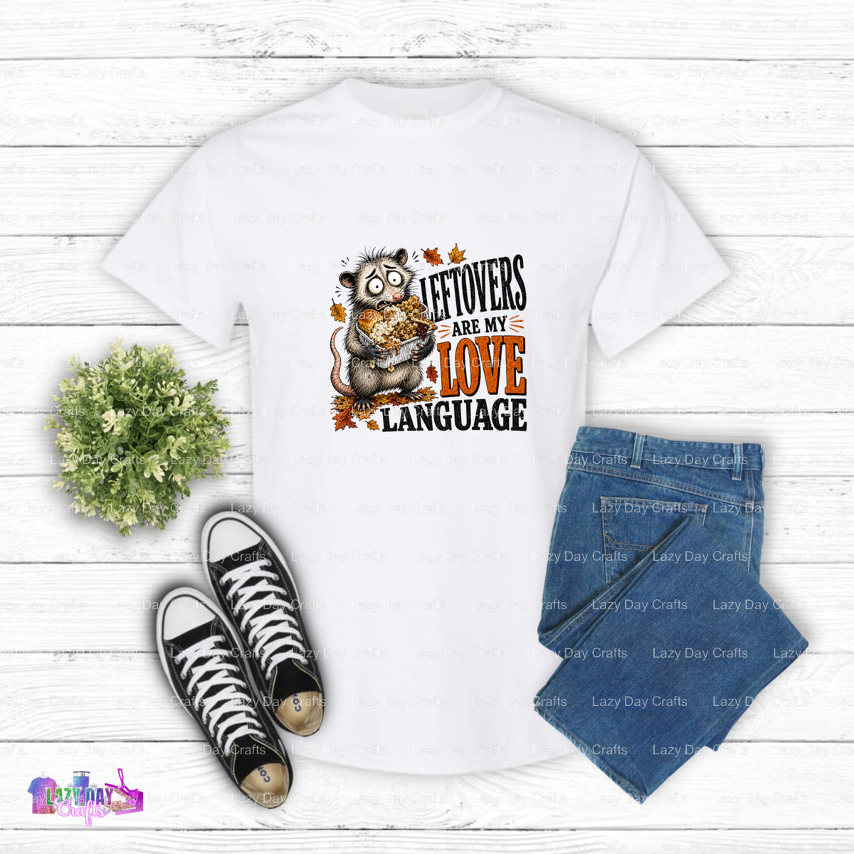 Leftovers Are My Love Language – Ready to Press DTF Transfer (view 1 of 2) – by Lazy Day Crafts – DTF Transfers – DTF Tran...