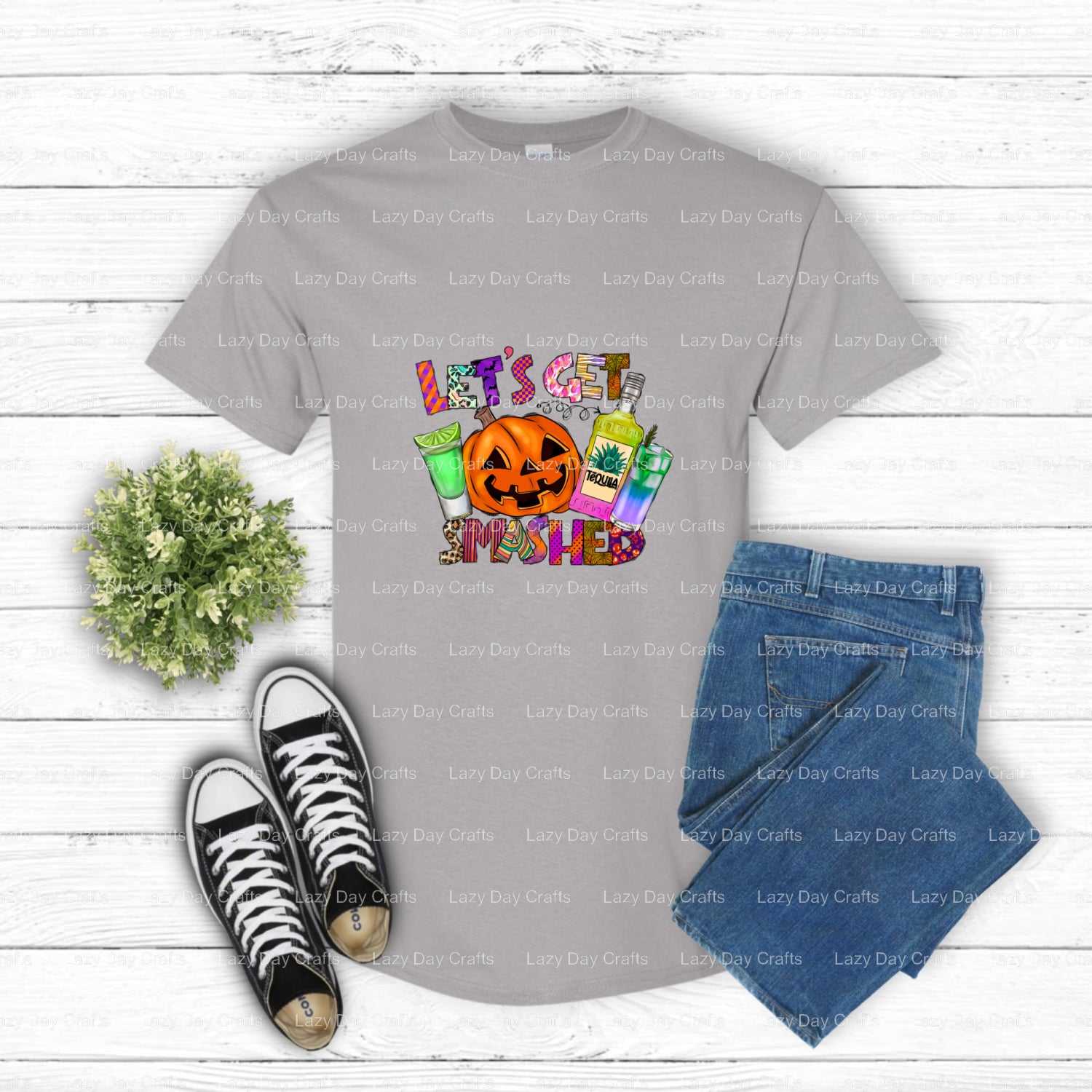 Let's Get Smashed – DTF Transfer (view 2 of 2) – by Lazy Day Crafts – DTF Transfers – DTF Transfers, custom apparel