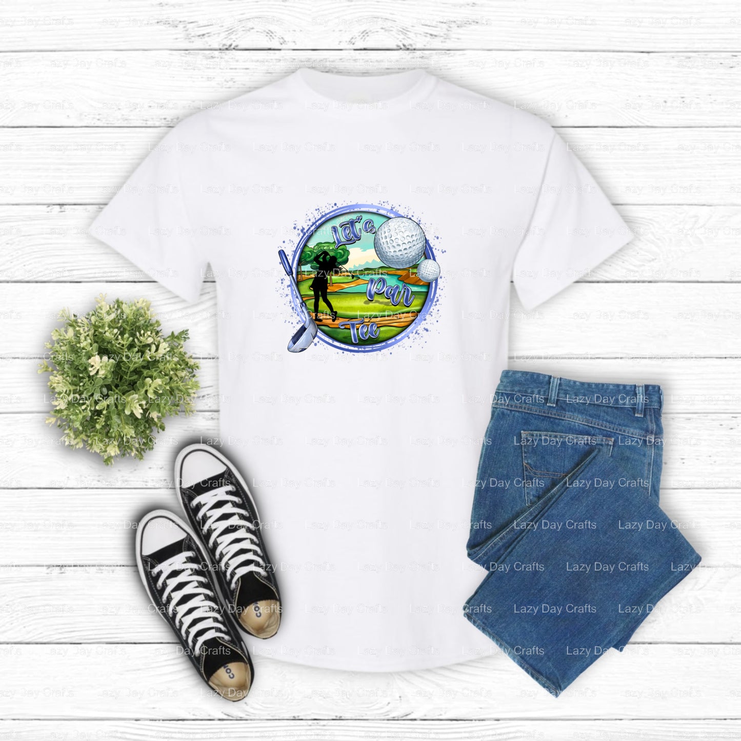 LETIS PAR TEE GOLF – Golf DTF Transfer (view 2 of 2) – by Lazy Day Crafts – DTF Transfers – DTF Transfers, Premade DTF