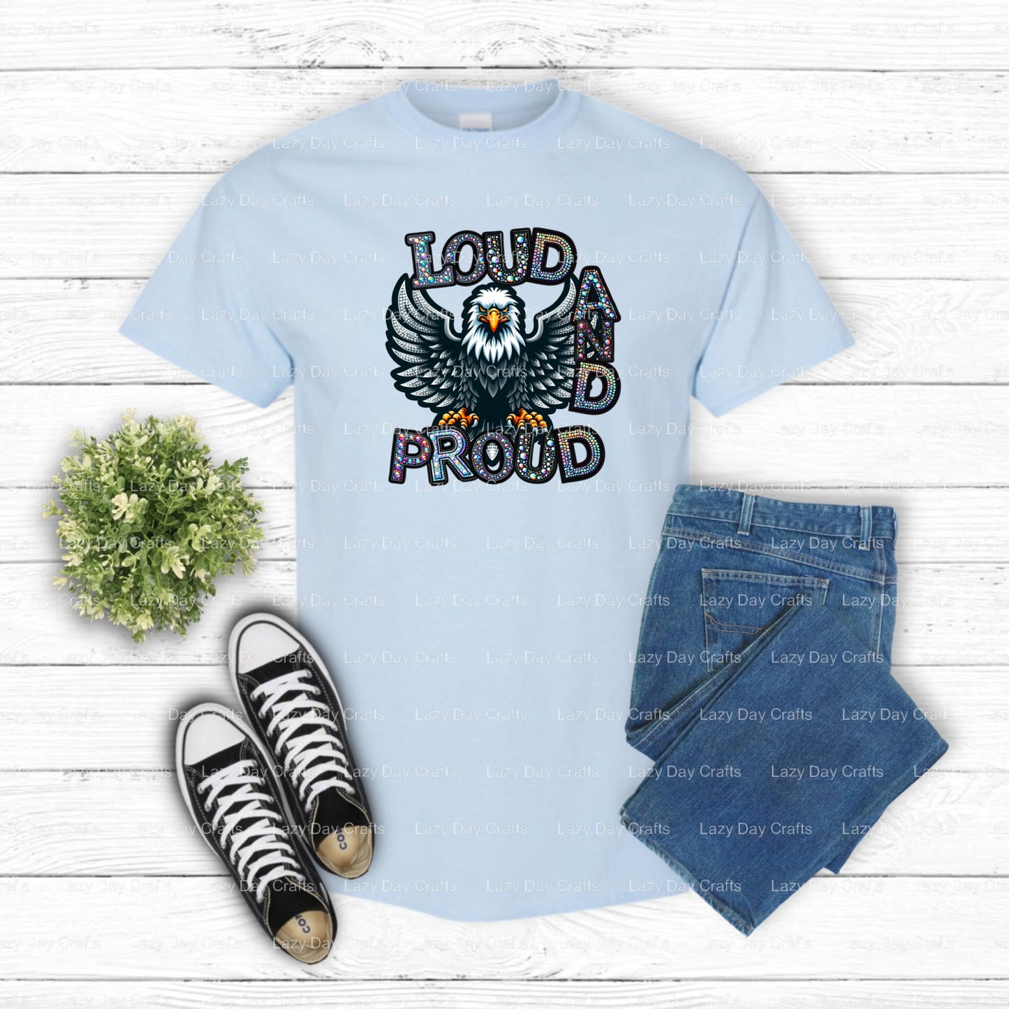 LP EAGLES – School Mascot DTF Transfer (view 1 of 2) – by Lazy Day Crafts – DTF Transfers – school mascot, eagles