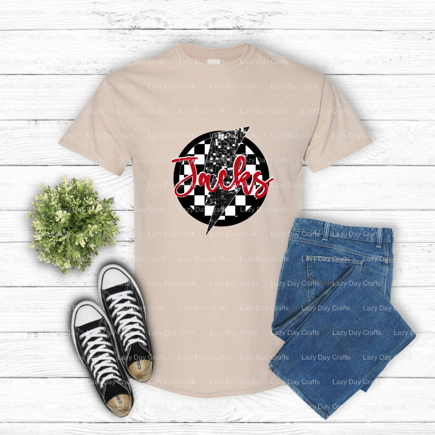 Lumberjack Beaver Mascot – School Spirit DTF Transfer (view 2 of 2) – by Lazy Day Crafts – DTF Transfers – School Mascot,...