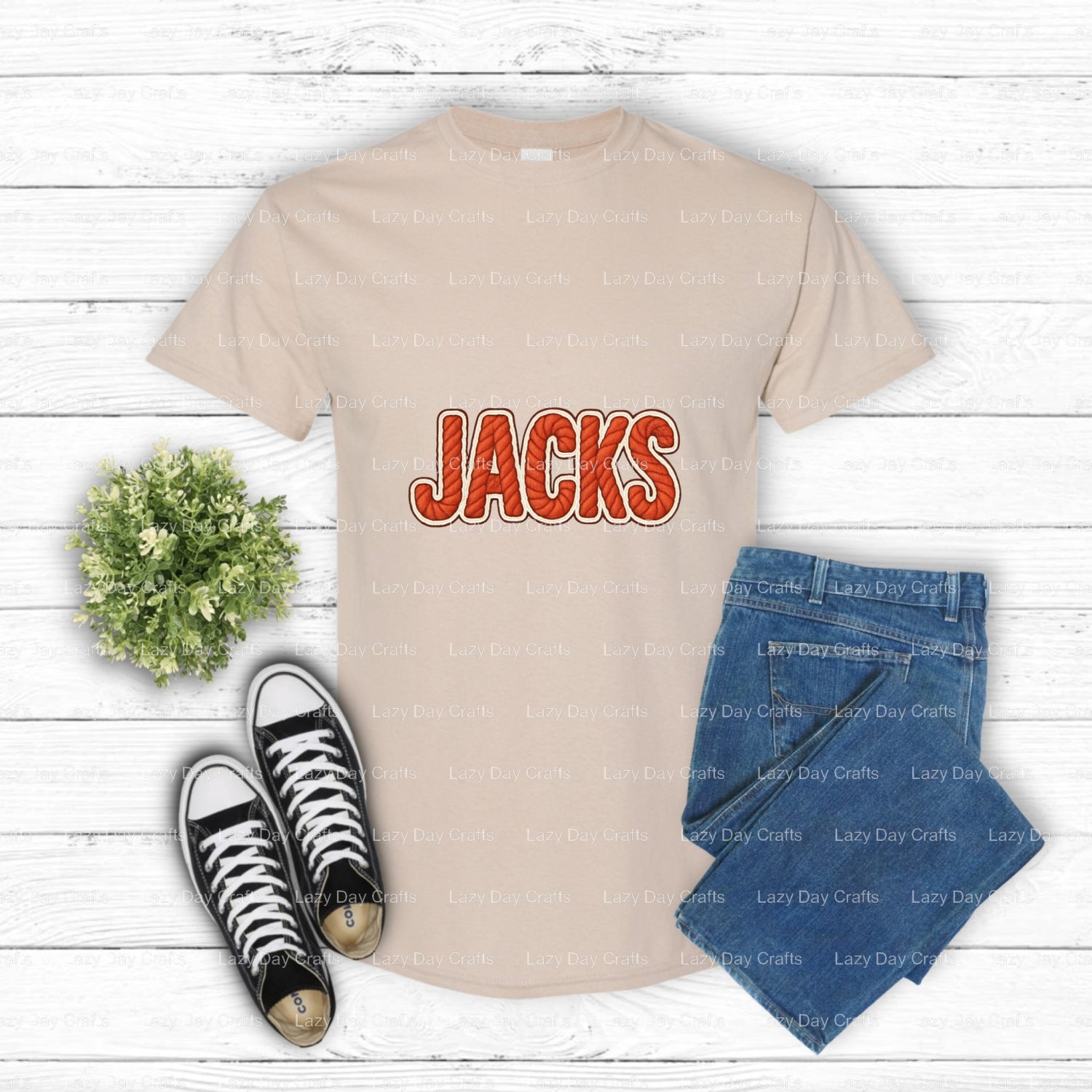 Lumberjack Mascot Axe – School Spirit DTF Transfer (view 2 of 2) – by Lazy Day Crafts – DTF Transfers – School Mascot, App...