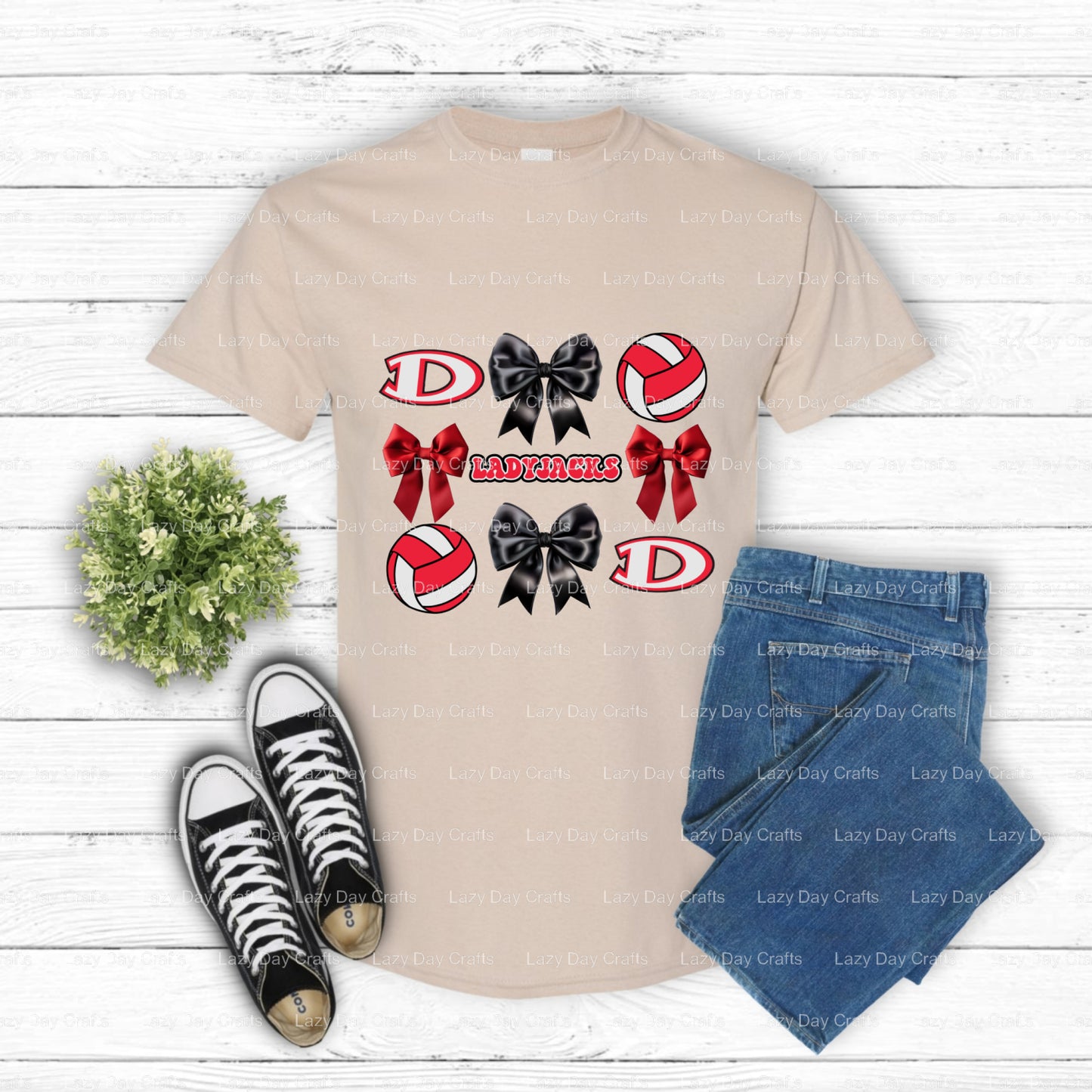 Lumberjack Mascot School Spirit – Premade DTF Transfer (view 1 of 2) – by Lazy Day Crafts – DTF Transfers – School Spirit,...