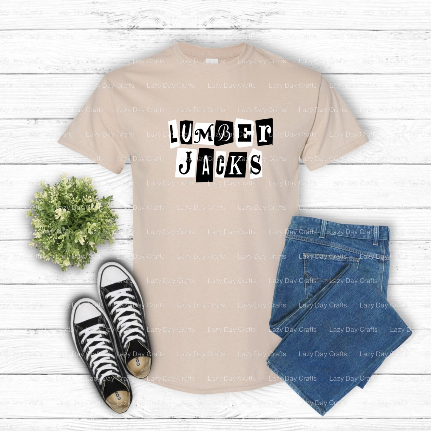 LUMBERJACKS EST. 1928 – School Mascot DTF Transfer (view 2 of 2) – by Lazy Day Crafts – DTF Transfers – School Mascot, App...