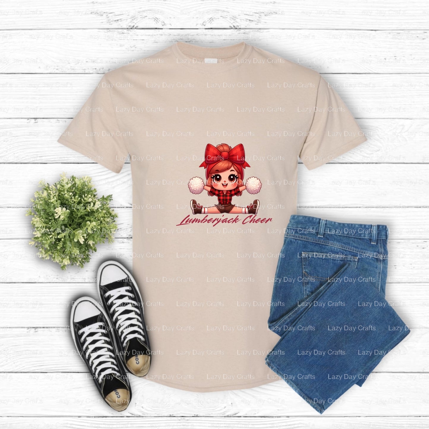 LUMBERJACKS – School Mascot DTF Transfer (view 2 of 2) – by Lazy Day Crafts – DTF Transfers – School Mascot, School Spirit