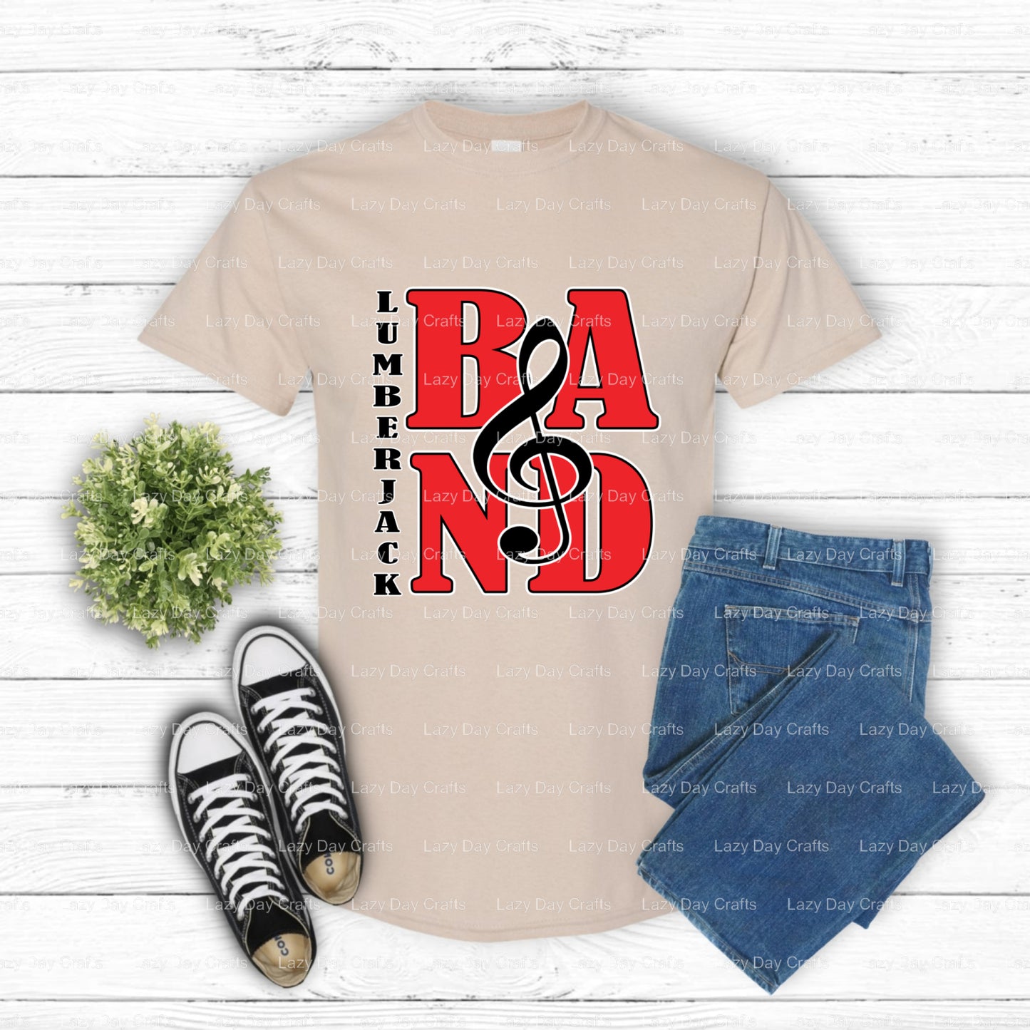 Lumberjacks – School Mascot DTF Transfer (view 2 of 2) – by Lazy Day Crafts – DTF Transfers – School Mascot, DTF Transfers