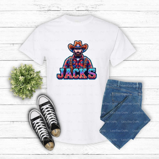 LUMBERJACKS School Mascot – School Spirit DTF Transfer (view 1 of 2) – by Lazy Day Crafts – DTF Transfers – School Spirit,...