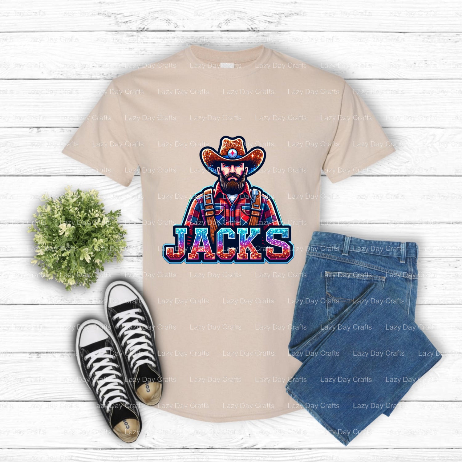 LUMBERJACKS School Mascot – School Spirit DTF Transfer (view 2 of 2) – by Lazy Day Crafts – DTF Transfers – School Spirit,...