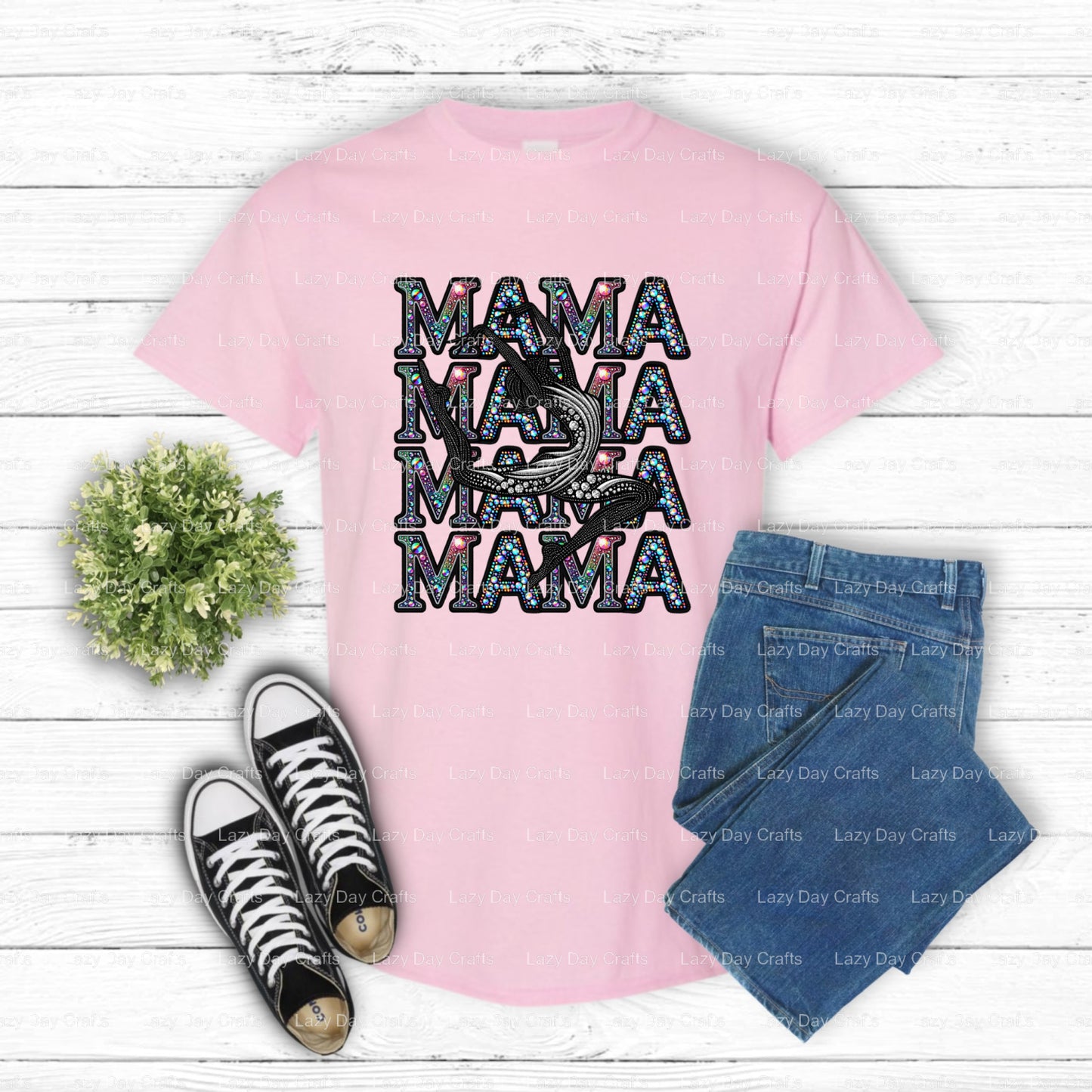 MAMA GYMNASTICS – Gymnastics DTF Transfer (view 2 of 2) – by Lazy Day Crafts – DTF Transfers – Gymnastics, DTF Transfers