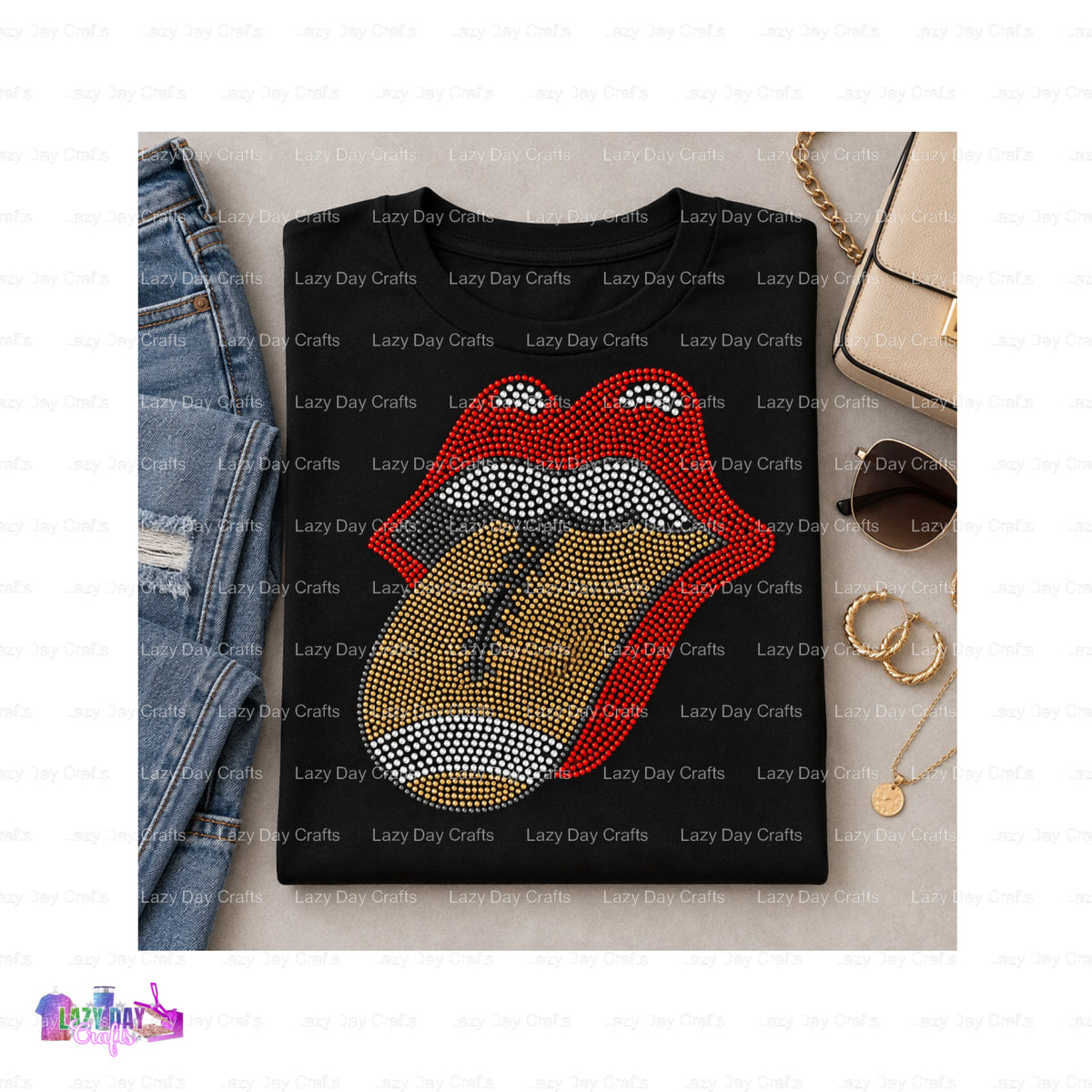 MAMA Hearts – Spangle Transfer for Custom Apparel, Ready to Press – by Lazy Day Crafts – Spangle Transfers – Spangle Trans...