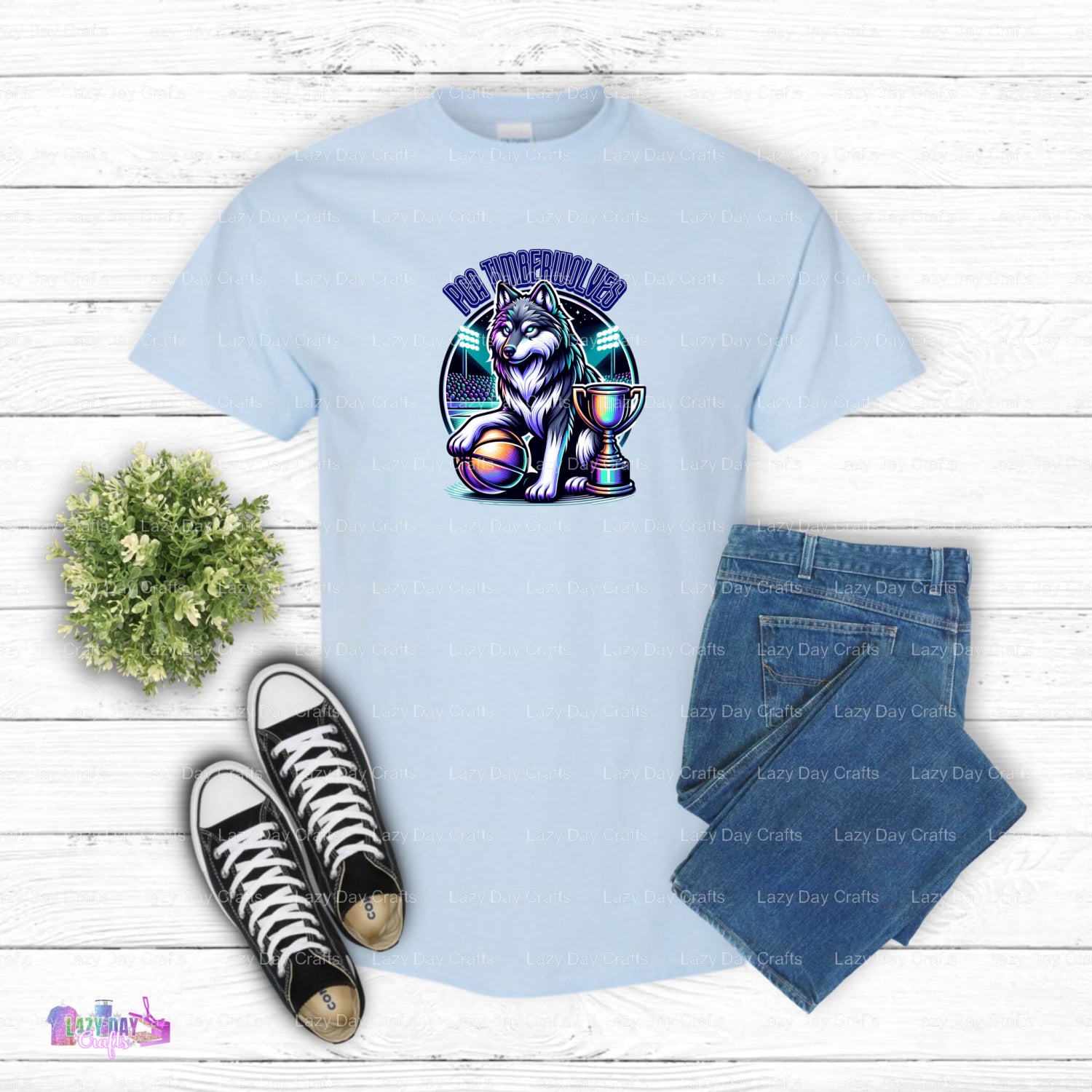 MINNESOTA TIMBERWOLVES – Basketball Fan DTF Transfer (view 1 of 2) – by Lazy Day Crafts – DTF Transfers – Sports, Apparel...