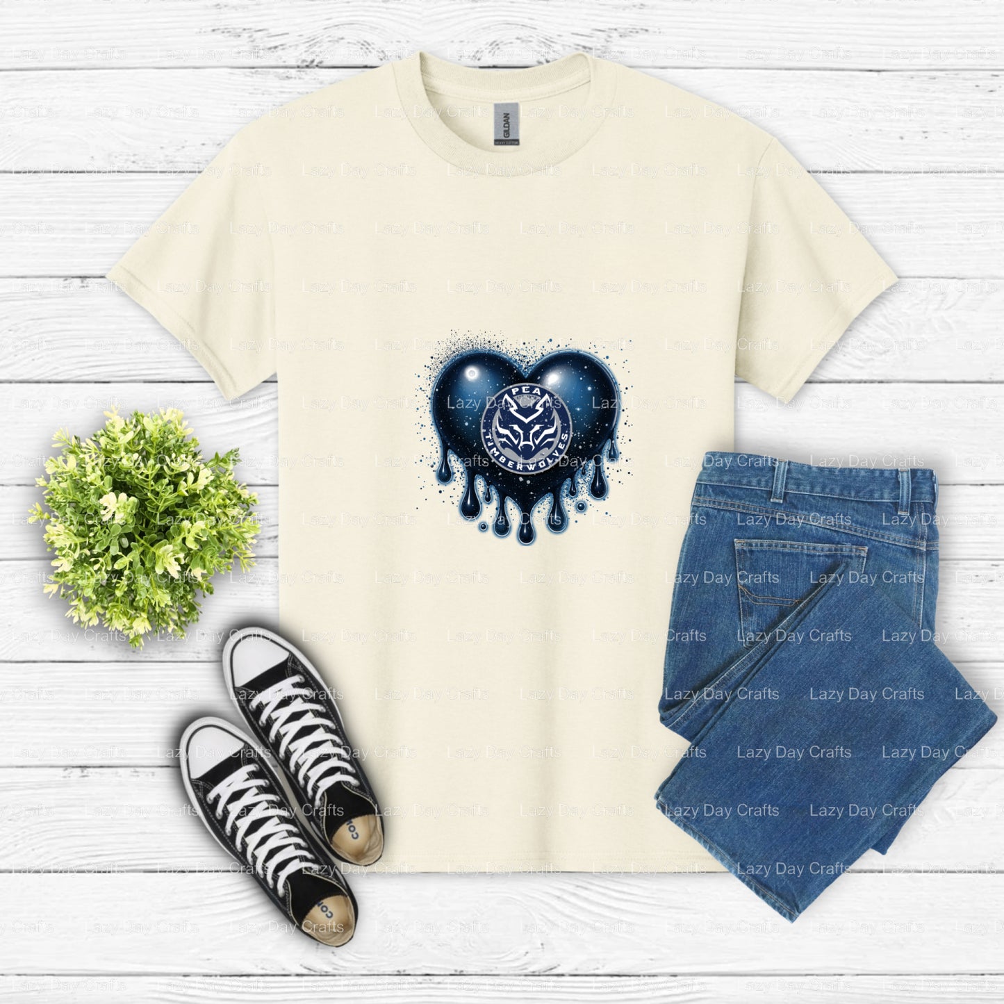 MINNESOTA TIMBERWOLVES – DTF Transfer (view 2 of 2) – by Lazy Day Crafts – DTF Transfers – DTF Transfers, Premade DTF