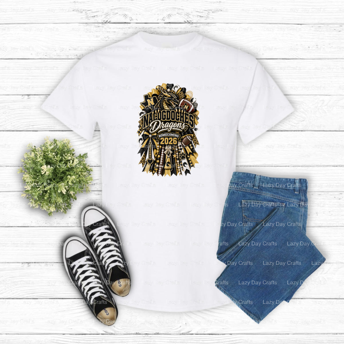 Nacogdoches School Mum – Homecoming DTF Transfer (view 2 of 2) – by Lazy Day Crafts – DTF Transfers – DTF Transfers, custo...
