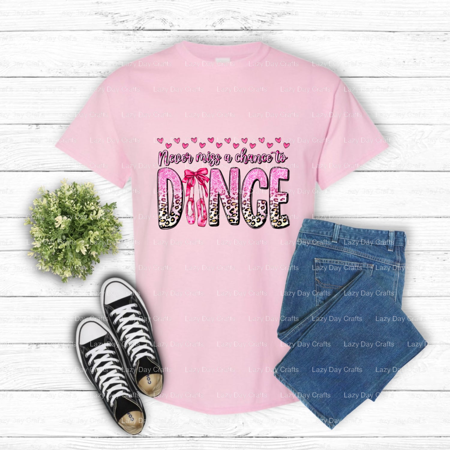 NEVER MISS A CHANCE TO DANCE SPORTS DANCE – Basketball DTF Transfer (view 1 of 2) – by Lazy Day Crafts – DTF Transfers – D...