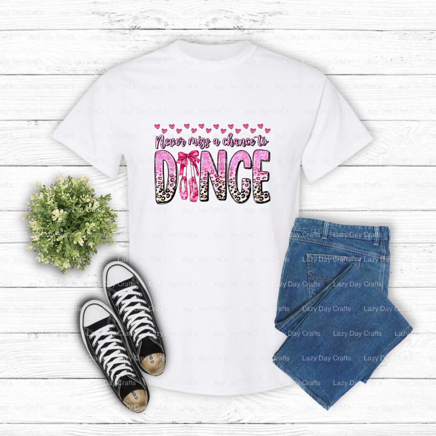 NEVER MISS A CHANCE TO DANCE SPORTS DANCE – Basketball DTF Transfer (view 2 of 2) – by Lazy Day Crafts – DTF Transfers – D...