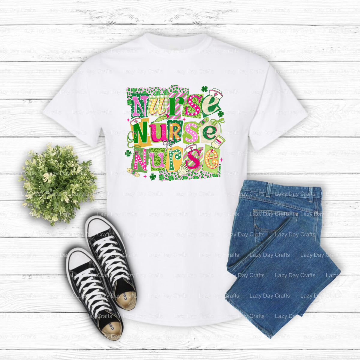 Nurse Life – Nurse DTF Transfer (view 1 of 2) – by Lazy Day Crafts – DTF Transfers – Nurse, DTF Transfers