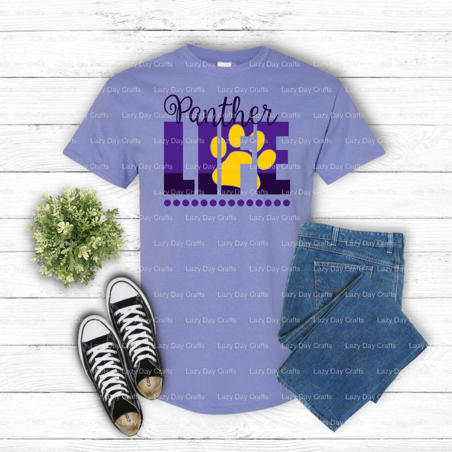 Panther Pride Est. 1957 – School Spirit DTF Transfer (view 1 of 2) – by Lazy Day Crafts – DTF Transfers – School Spirit, A...